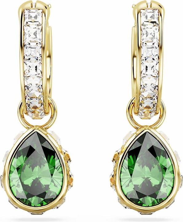 Image du produit Swarovski Stilla Drop Boucles d'oreilles goutte d'or vert (Métal Swarovski)