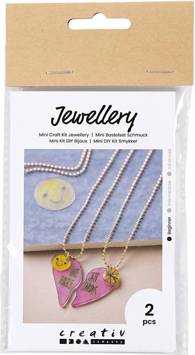 Actual product image Creativ Company Jewellery Craft Set Necklaces with Shrink Foil