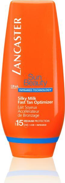 Produktbild Lancaster Sun Beauty - Body Milk Fast Tan Optimizer (Sonnencreme, SPF 15, 125 ml)