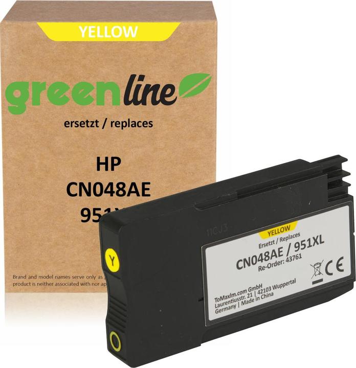 Produktbild Inkadoo greenline Kompatibel Tinten für HP OfficeJet Pro 8620 (Y)