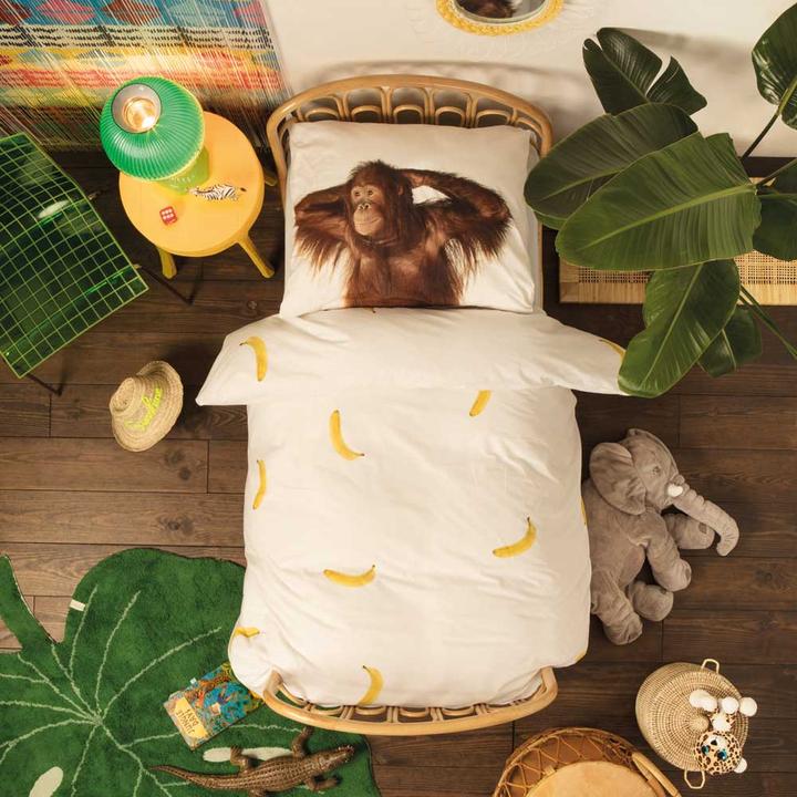 Immagine prodotto Snurk Biancheria da letto con scimmia e banana 135 x 200
