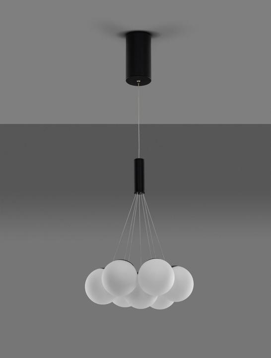 Actual product image Nova Luce NUVOLE LED pendant light black 49W warm white 150x36cm 9061433