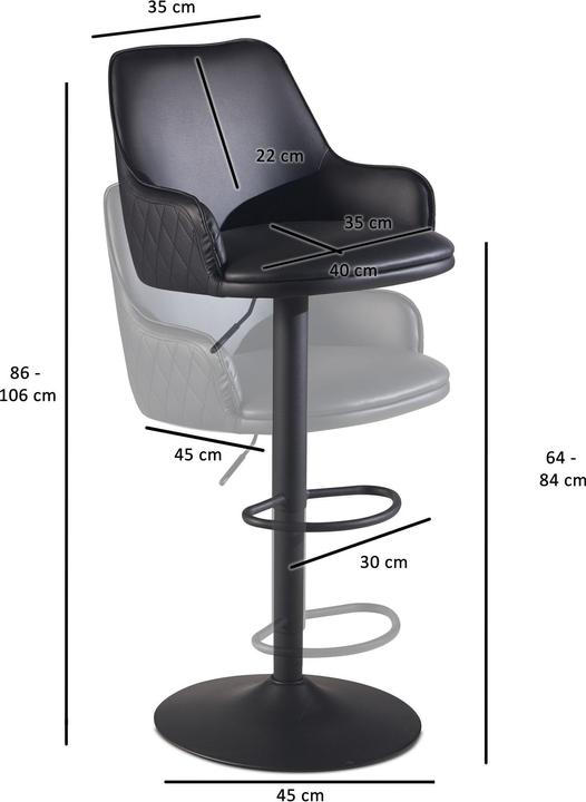 Actual product image FineBuy Kitchen stool