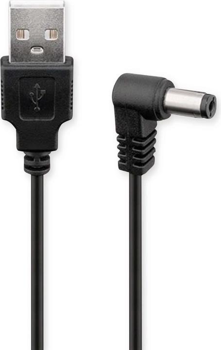 Actual product image Goobay USB DC Cable 5.5 x 2.1 mm, 0.5 m, Black (0.50 m)