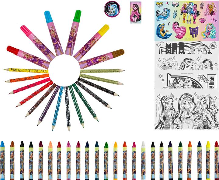 Image du produit Undercover Malset Monster High 51-teilig, Altersempfehlung ab: 11