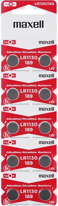 Actual product image Maxell LR1130 (LR54) (200 pcs., AG10, 45 mAh)