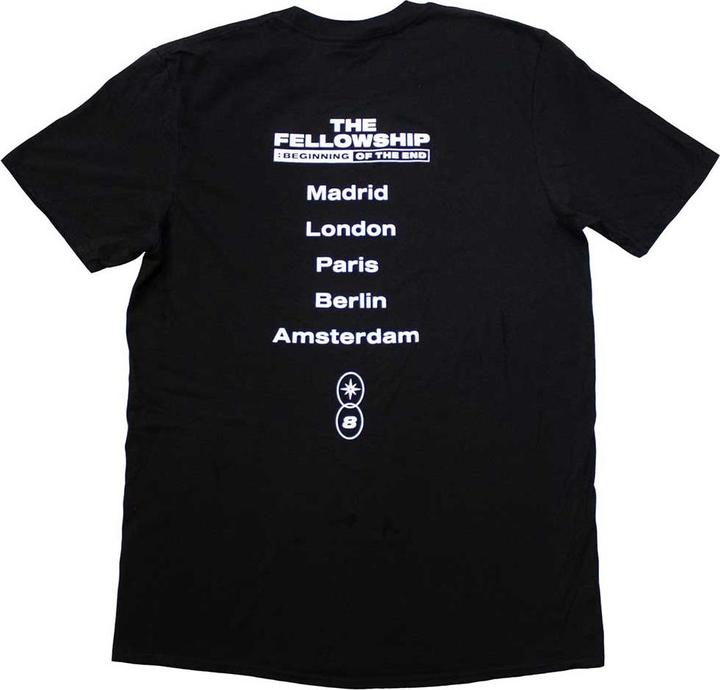 Produktbild ATEEZ Fellowship Tour Euro TShirt Rückseitiger Aufdruck (L)