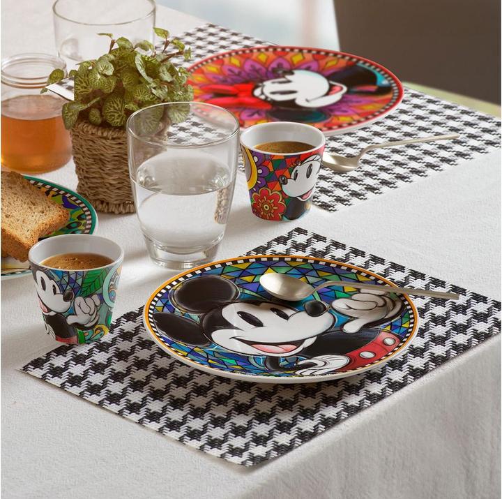 Produktbild Egan Frühstücks- & Dessertteller Disney Mickey 6 Stück,Mehrfarbig (6 x, 19 cm)