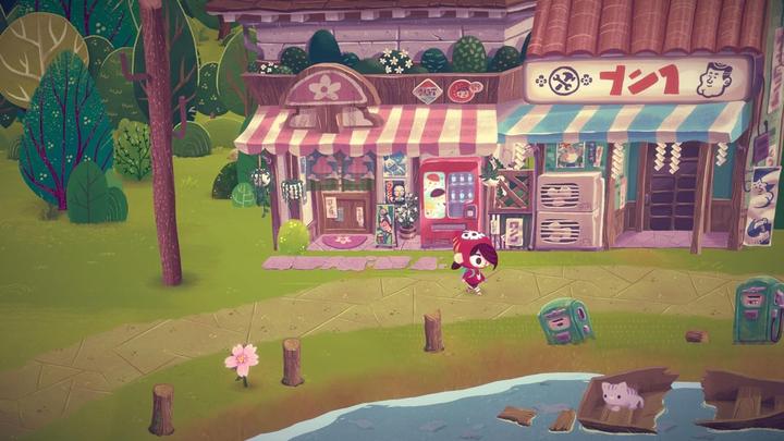 Actual product image Wild River Games Mineko's Night Market Switch (Switch, DE)