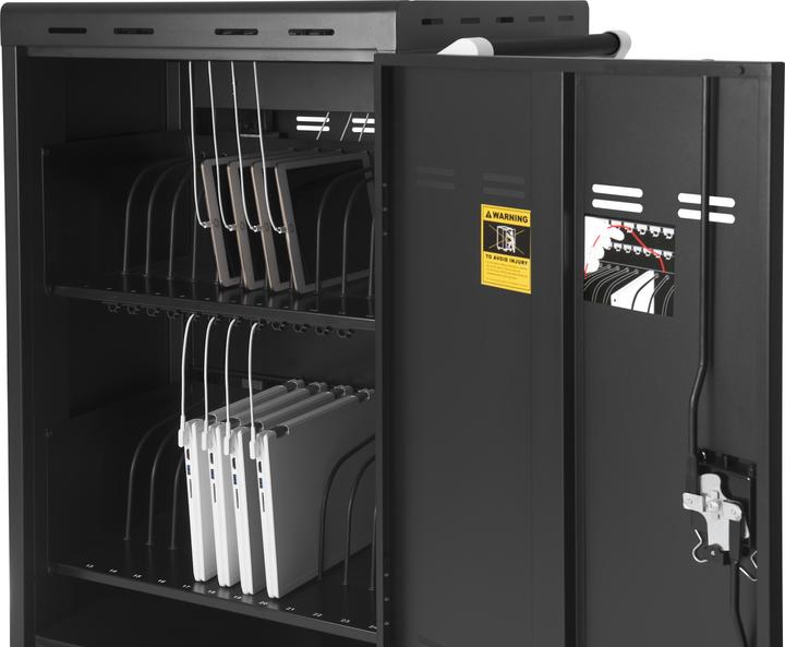Image du produit AVerMedia AVer E24c - Chariot (charge uniquement) pour 24 tablettes / ordinateurs portables - verrouillable - (14")