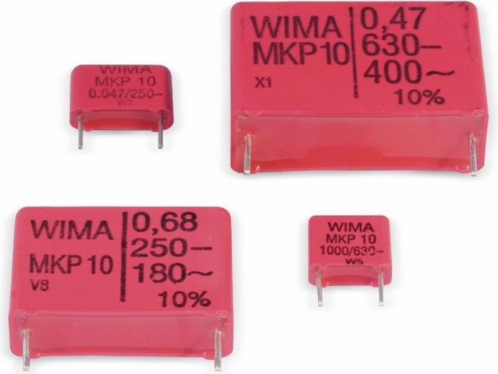 Produktbild WIMA Folienkondensator, 100nF, 630V