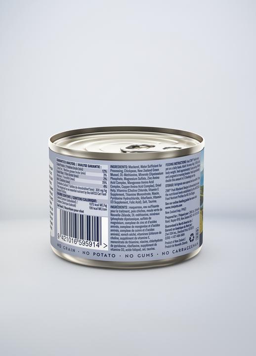 Produktbild Ziwi Peak Canned Cat Food macherel 185g (Adult, 1 Stk., 185 g)