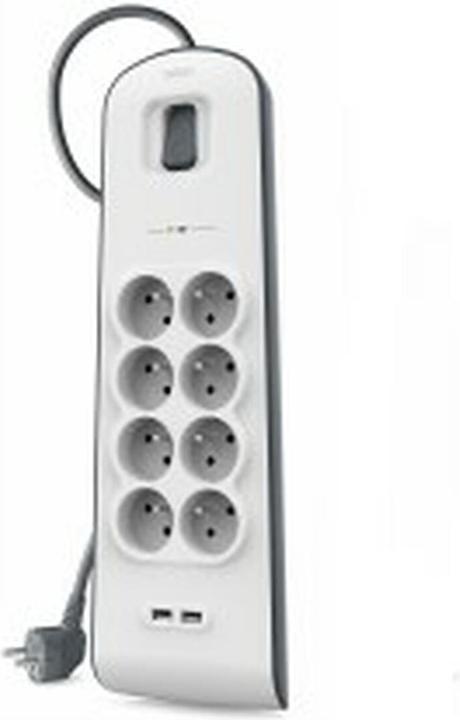 Actual product image Belkin BSV804ca2M 8 AC outputs (8 x, 4-pole, 2 m)