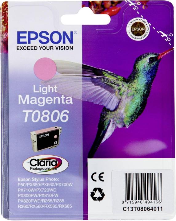 Image du produit Epson T0806 Claria Photographic (PM)
