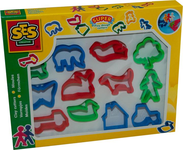 Actual product image Ses Plasticine cookie cutters 12 pieces
