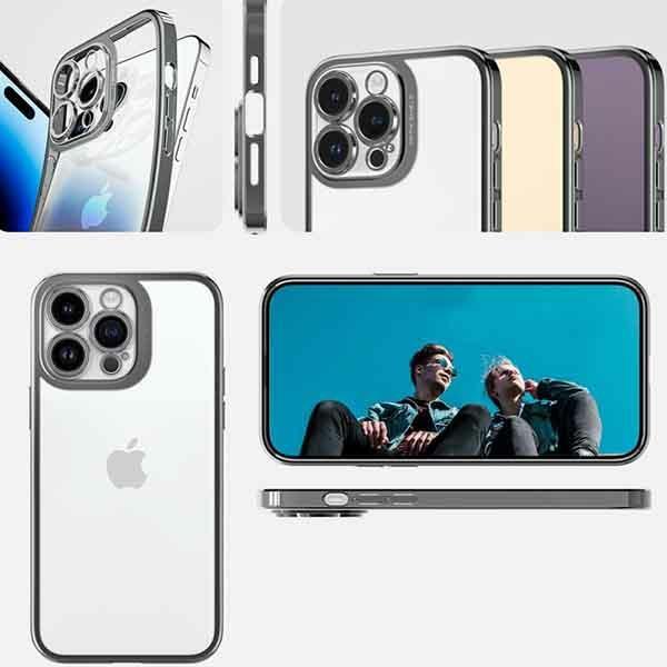 Immagine prodotto Spigen Ottica Crystal Iphone 14 Pro Grigio Cromo (Apple iPhone 14 Pro)
