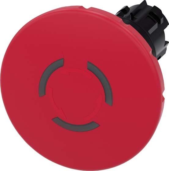 Image du produit Siemens Bouton-poussoir champignon d'arrêt d'urgence illuminé 22mm rond rouge 60mm