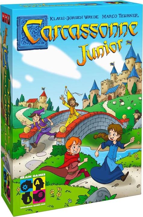 Actual product image Brain Games Carcassonne Junior | LT/LV/EE/RU (Lithuanian, Estonian, Russian, Latvian)