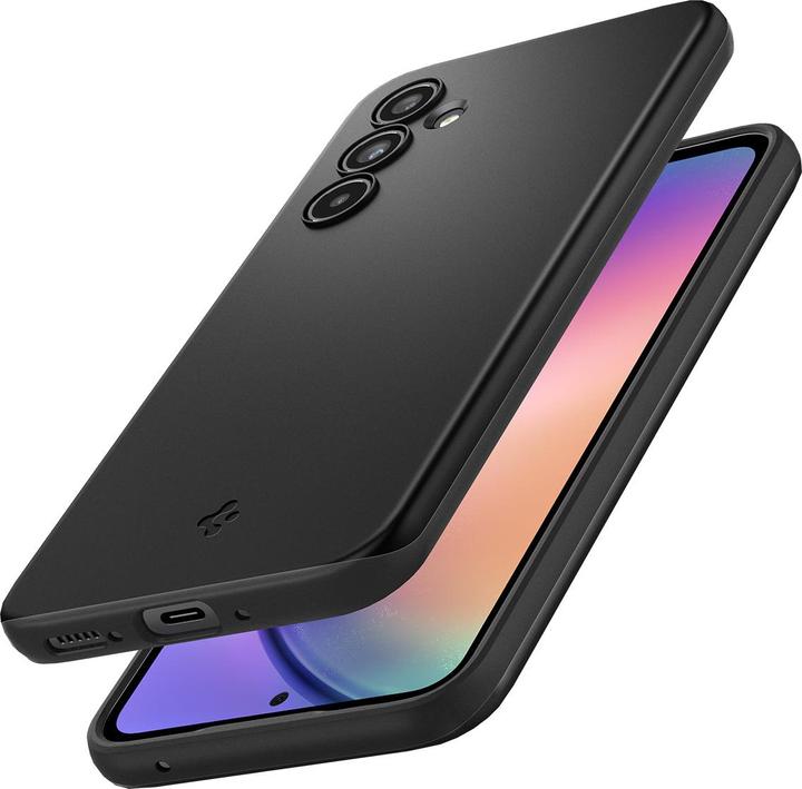 Actual product image Spigen Thin Fit Case for A546B Samsung Galaxy A54 - black (Samsung Galaxy A54 5G)