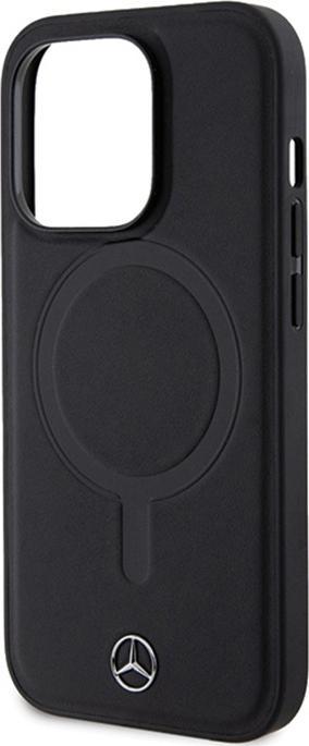 Produktbild Mercedes MEHMP14L23RCMK iPhone 14 Pro 6.1" czarny/black hardcase Smooth Leather MagSafe (Apple iPhone 14 Pro)