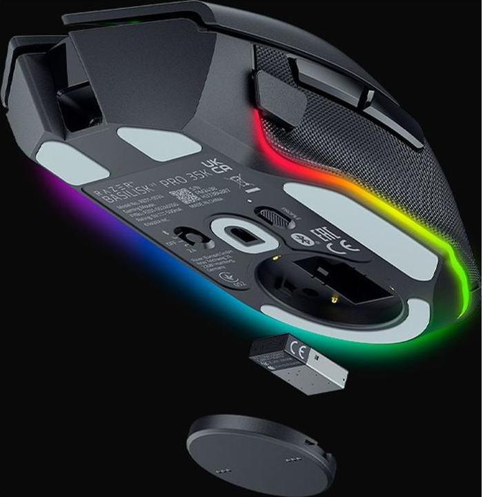 Immagine prodotto Razer Basilisco V3 Pro 35K (Senza fili, Cablato)