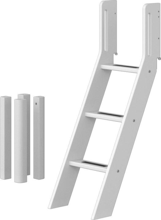 Actual product image Flexa Sloping ladder and post for half height bed