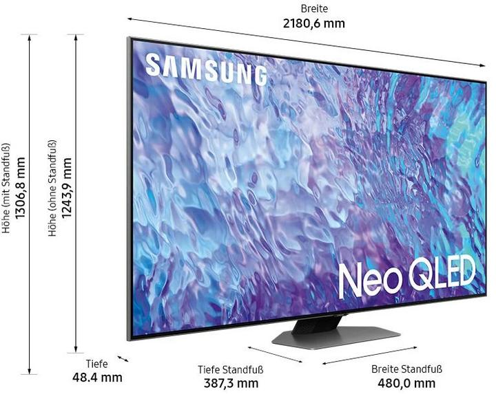 Produktbild Samsung QE98Q80C (98", Q80C, QLED, 4K, 2023)