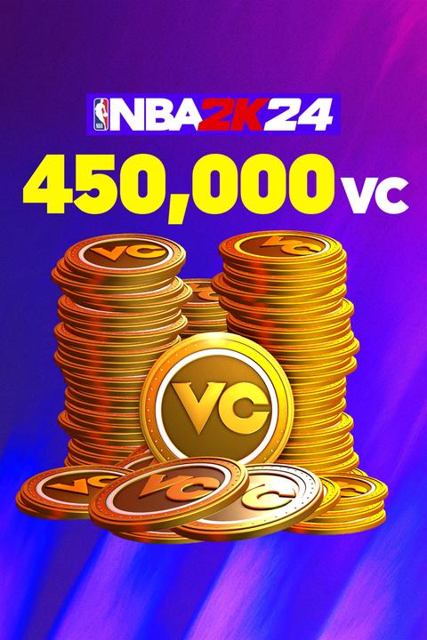 Actual product image Microsoft Xbox NBA 2K24 450000 VC Download Code