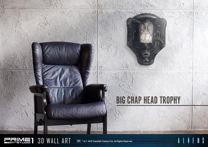 Image du produit Prime 1 Studio Alien plaque murale 3D Big Chap Head Trophy 58 cm