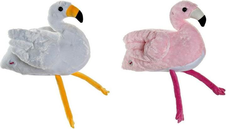 Produktbild DKD Home Decor Weiss Rosa Für Kinder Rosa Flamingo 34 x 25 x 27 cm (2 Stück) (27 cm)
