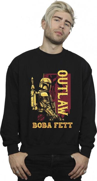 Immagine prodotto Star Wars The Book Of Boba Fett Distressed Outlaw Felpa Uomo (L)