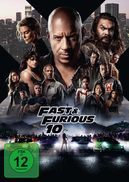 Image du produit FAST & FURIOUS 10 DVD (Vin Diesel, Tyrese Gibson, Michelle Rodriguez, Louis Leterrier, John Cena, Jason Statham, Charlize Theron, Jordana Brewster, Nathalie Emmanuel, Allemand)