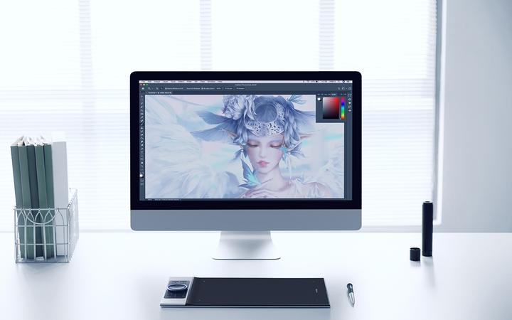 Produktbild XP-Pen Graphics Tablet The Deco Pro is a small wireless tablet