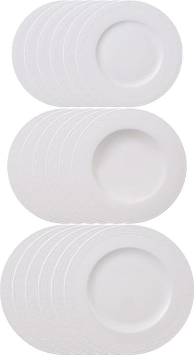 Actual product image Villeroy & Boch White Pearl Teller-Set (6 Piece)