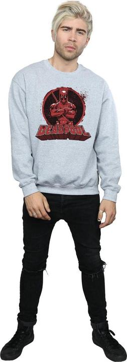 Image du produit - Sweat DEADPOOL CROSSED ARMS LOGO - Homme (3XL)