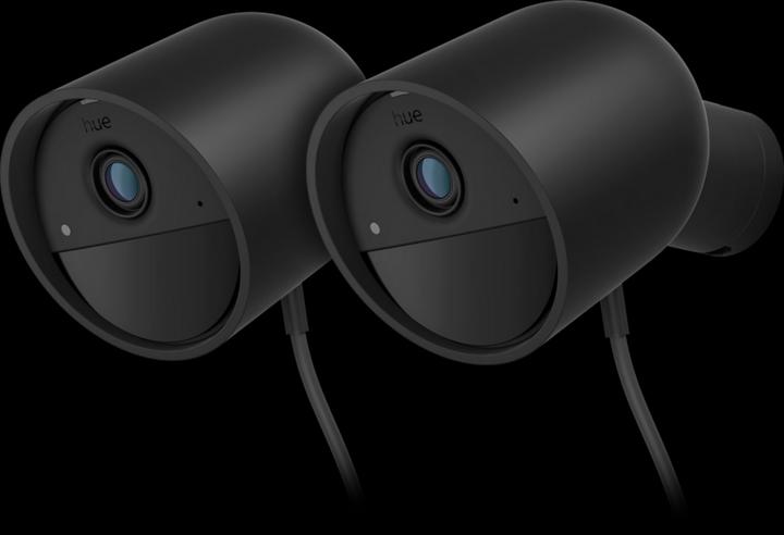 Actual product image Philips Hue Secure Wired Security Camera Black 2-pack