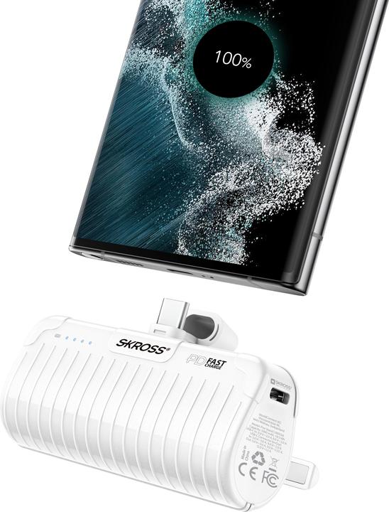 Image du produit Peter Jäckel SKROSS Banque d'alimentation RELOAD Power Stand 5000 PD Blanc (5000 mAh, 20 W, 18.50 Wh)
