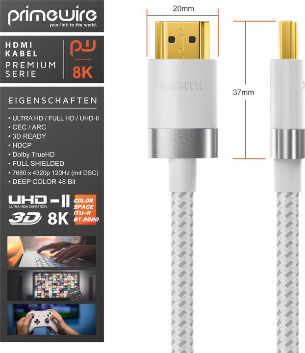 Image du produit Primewire HDMI (type A) - HDMI (type A) (1.50 m, HDMI)