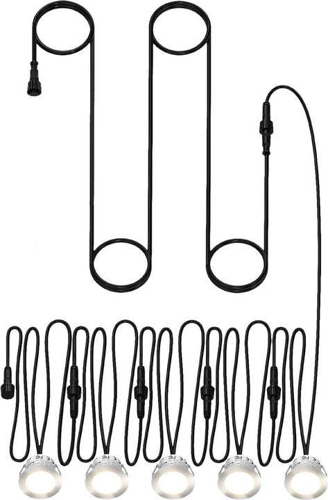 Produktbild Deltaco Terrassenbeleuchtung Set (50 lm, IP54)