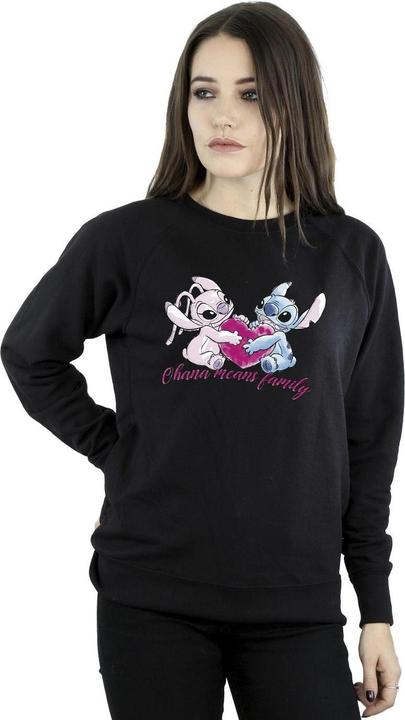 Produktbild Disney Lilo And Stitch Ohana Heart With Angel Sweatshirt (XXL)