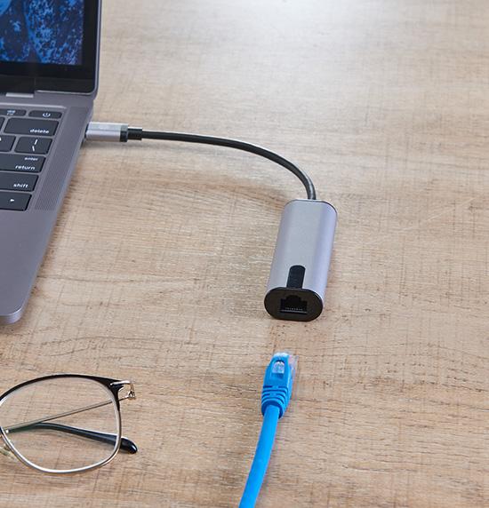 Produktbild Kanex iAdapt 2.5 GB USB-C zu Ethernet Adapter (USB-C, RJ45 (1x))