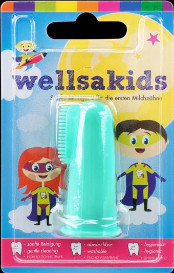 Actual product image Wellsamed Finger toothbrush for babies from (Soft, 1 x)