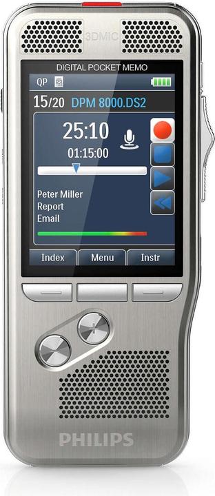 Philips Digital Diktiergerät DPM8200 Pocket Memo