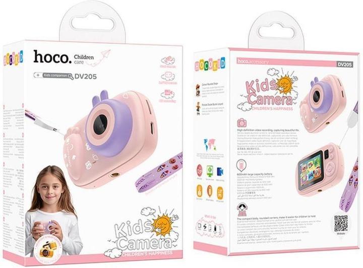 Actual product image Hoco Other Computer Accessory children camera with selfie function DV205 pink