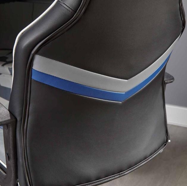 Actual product image X Rocker Gaming chair Saturn children /grey/blue