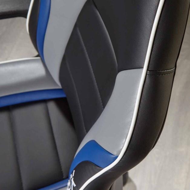Actual product image X Rocker Gaming chair Saturn children /grey/blue