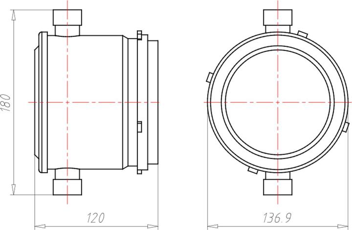 Actual product image Kaiser 1281-71 Recessed housing w. uni. mineral fib.