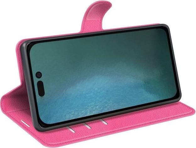 Produktbild MU Classic Litchi Leder Bookcover Series (Apple iPhone 14 Pro Max)