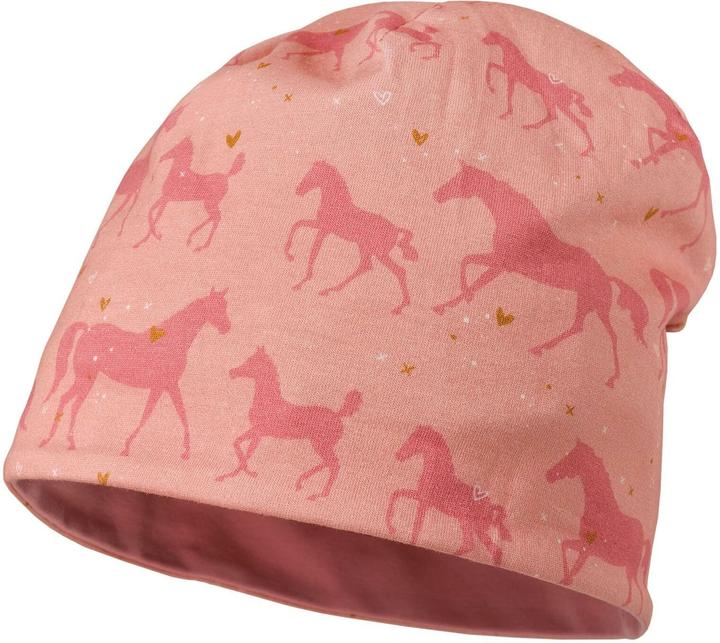 Produktbild Maximo Mütze Beanie reversible Horses Gr. 55 - 57 (55 - 57)