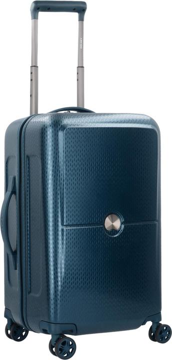 Delsey Turenne 4 Handbagage koffer 55 cm - Blauw (43 l, Handgepäck (bis 50l))